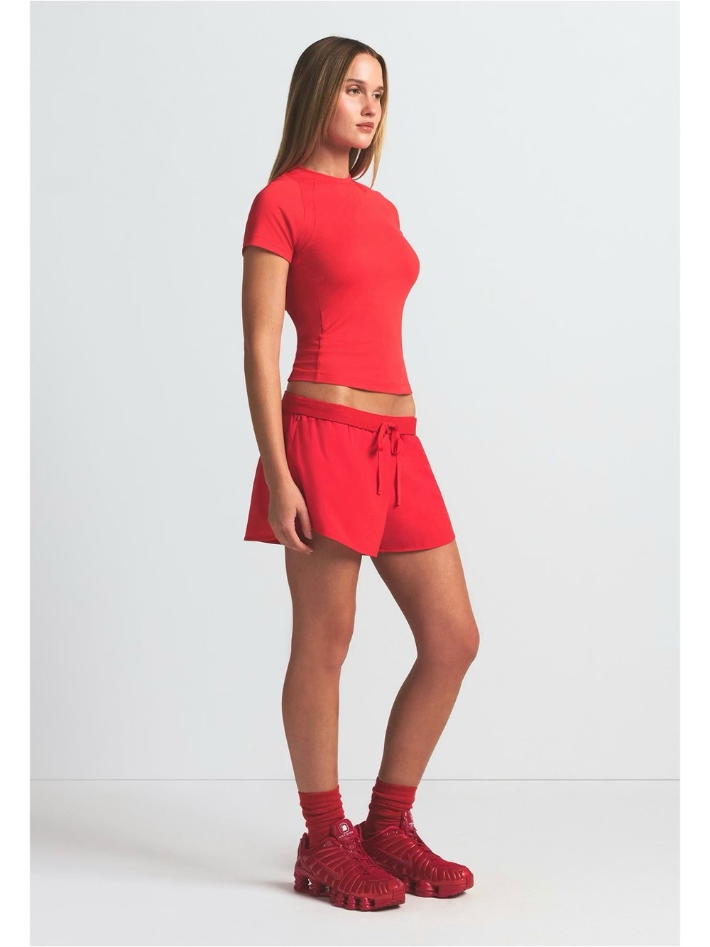 Nike Skims airy baby tee ruby red - Picture 7 of 8